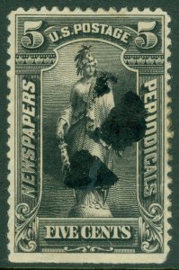 EDW1949SELL : USA 1895 Scott #PR104 F-VF, Used. Small faults. Catalog $300.00.