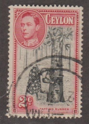 Ceylon Scott #278a Sri Lanka Stamp - Used Single