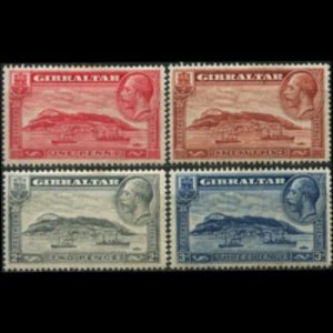 GIBRALTAR 1931 - Scott# 96-9 Rock Set of 4 LH