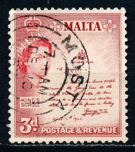 Malta #252 Single Used