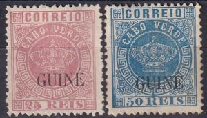 Portugueses Guinea #13, 18 Unused CV $8.75  (Z3879)