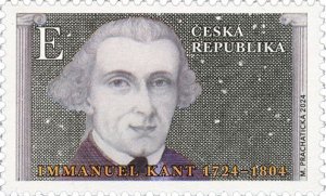 Czech Tschechien Tchèque 2024 Immanuel Kant stamp MNH