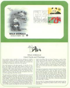 Wild Animals, FDC (USHFDC2706-7)