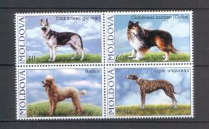 Moldova 2006 Animals, Pets, Dogs, 4 MNH stamps