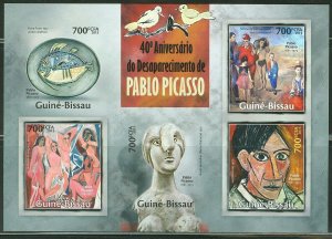 GUINEA BISSAU 2013 120th MEMORIAL  ANNIVERSARY OF PABLO PICASSO  SHEET IMPERF