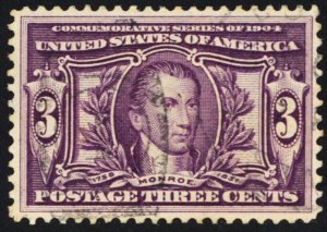 325, Used 3¢ VF/XF And Lightly Cancelled * Stuart Katz