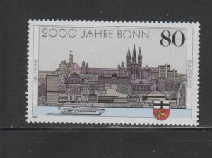 GERMANY #1568  1989  BOON 40TH ANNIV.    MINT  VF NH  O.G