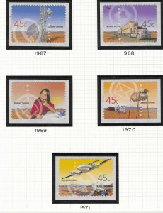 Australia #1967-1971  45c   Outback Services self adhesive  (MNH) CV $6.25