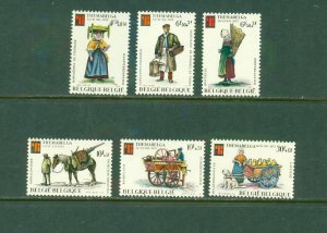 BELGIUM B931-36 MNH CV $5.45 BIN $3.25