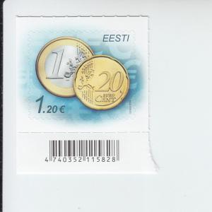 2014 Estonia Euro Coin SA (Scott 770) MNH