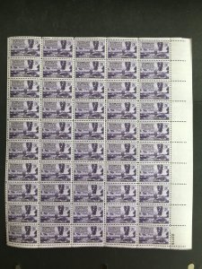 1948 sheet - California Gold - Sc# 954