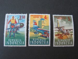 Indonesia 1967 721-3 set MNH