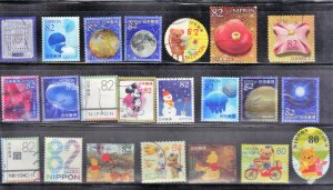 JAPAN USED STAMP LOT #39 SEE SCAN