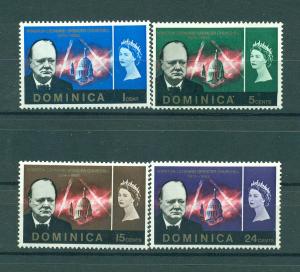 Dominica sc# 189-192 mhr cat value $1.75