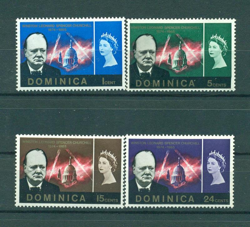 Dominica sc# 189-192 mhr cat value $1.75