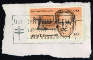 US #2058 Philo T. Farnsworth & T.V. Camera; Used (0.25)