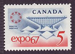 Canada #469 EXPO '67 mint single