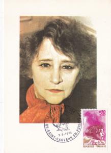 France 1973 Colette Maxim Card Unused VGC