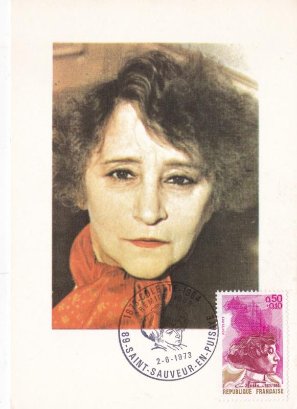 France 1973 Colette Maxim Card Unused VGC