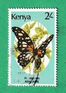KENYA SCOTT#431 1988 2s REGAL SWALLOWTAIL BUTTERFLY - USED