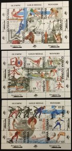Guyana 1992 MNH Stamps Mini Sheet Sport Olympic Games Medals