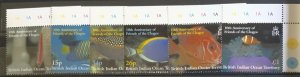 BRITISH INDIAN OCEAN TERRITORY 2003 CHAGOS REEF FISH  SG270/275  UNMOUNTED MINT.