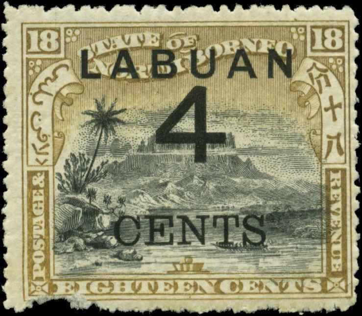 Labuan Scott #91 Mint