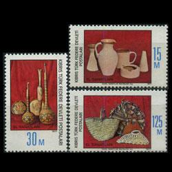 TURKISH-CYPRUS 1977 - Scott# 43-5 Handicrafts Set of 3 NH