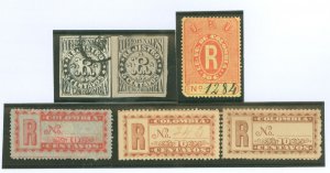 Colombia #F4/F5/F8/F10-F12 Unused Single