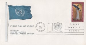 ZAYIX - United Nations First Day Cover FDC #184 Starcke Statue  032723SM13