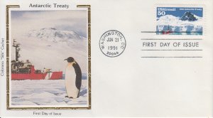 1991 United States Antarctic Treaty (Scott C130) Colorano FDC