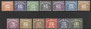 GB J-55-67  1959  set 13  fine mint  nh