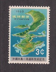 RYUKYU ISLANDS SC# 109  FVF/MNH