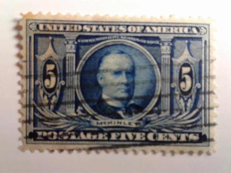 SCOTT # 326  USED WILLIAM McKINLEY NICE CENTERING  VERY DESIRABLE !! SCV $ 30 !!