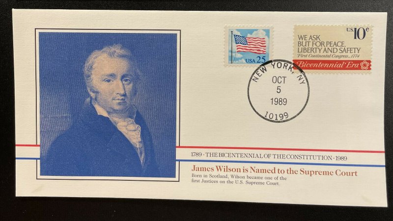 US #2278,1544 On Cover - Bicentennial of Constitution 1787-1987 [BIC76]