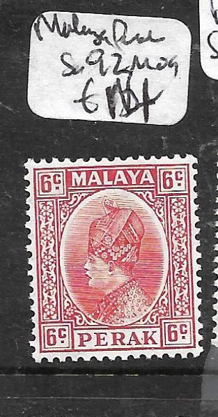 MALAYA PERAK  (P0105BB)  6C  SG 92  MOG