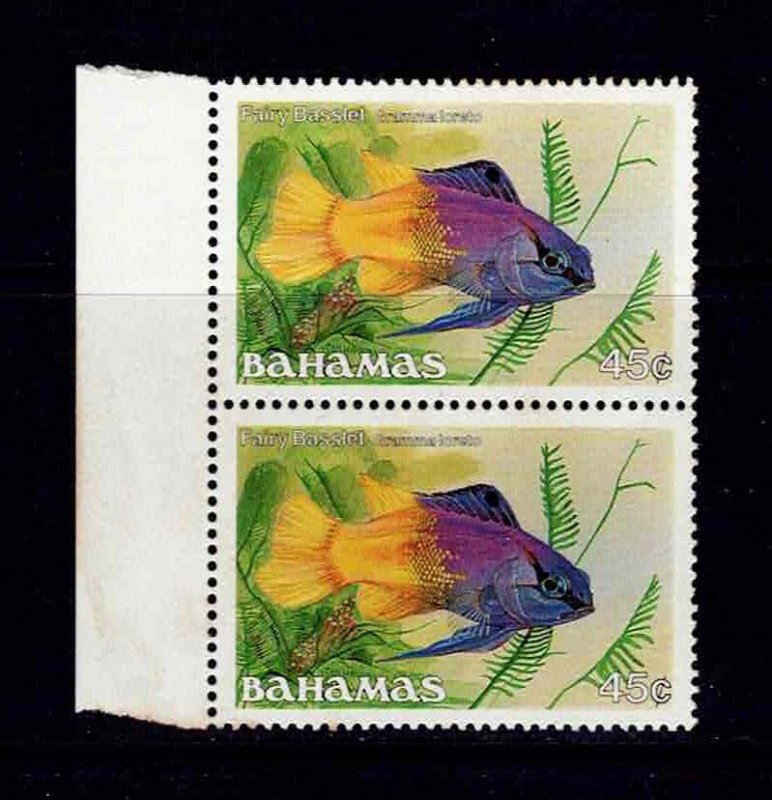 BAHAMAS Sc# 612 MNH FVF Pair Fairy Basslet Fish