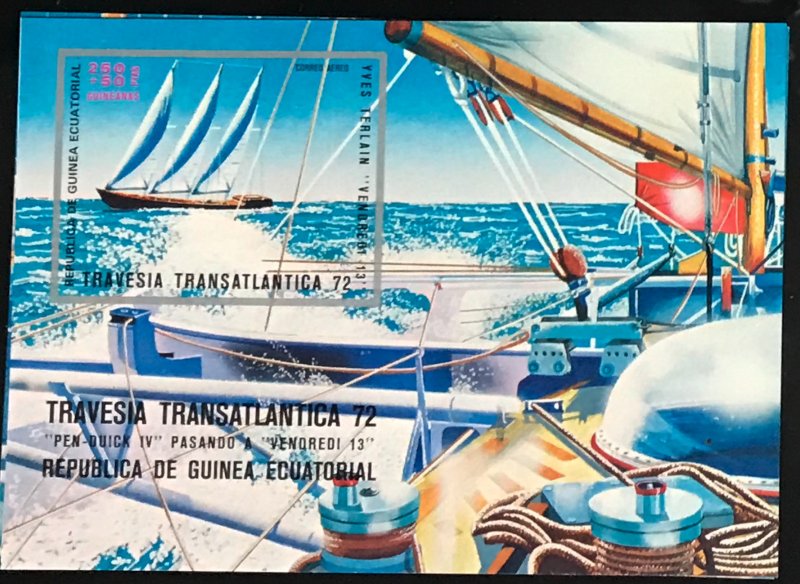 Equatorial Guinea #MiBl54 MNH S/S CV€7.50 Transatlantic Regatta