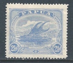 Papua New Guinea #53 MH 2 1/2p Lakatoi - Wmk. 74 - Perf 12 1/2