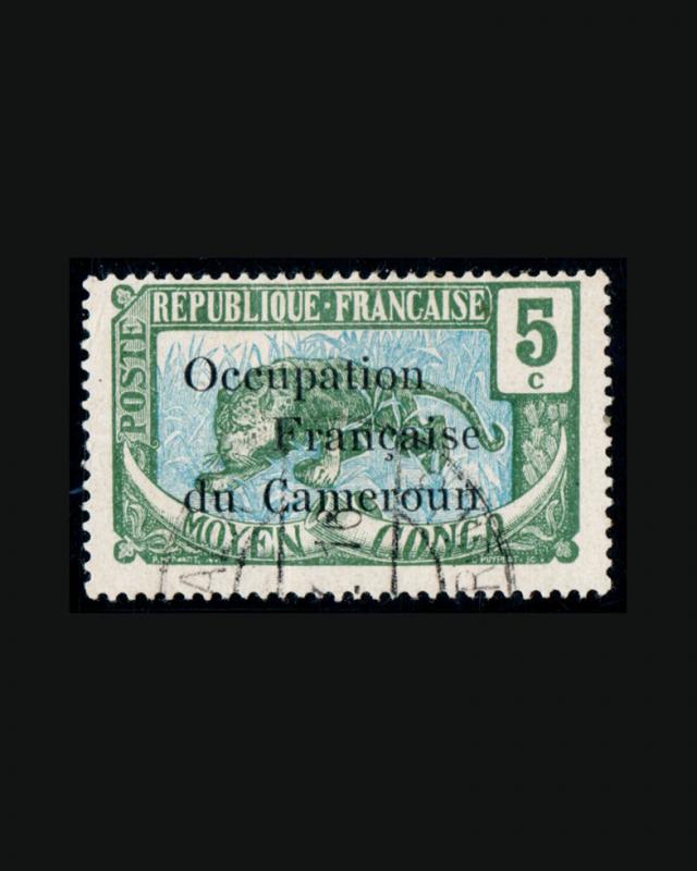 VINTAGE:CAMEROUN- GERMAN 1916 USD LH  SCOTT # 119 $ 32.50  LOT 1916X671