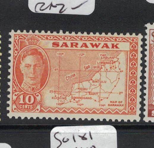 Sarawak Map SG 186 MNH (2dot)