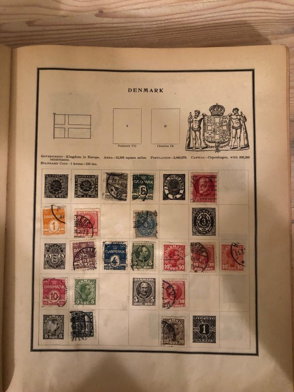 Modern Stamp Album Circa 1921