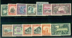 NEW ZEALAND #229-41 Complete set, og, NH, VF, Scott $110.00