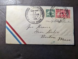 1926 USA CAM 1 Airmail First Flight Cover FFC NY to Boston MA Joe Kraus