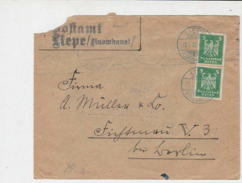 german 1925 stamps cover  ref 18837