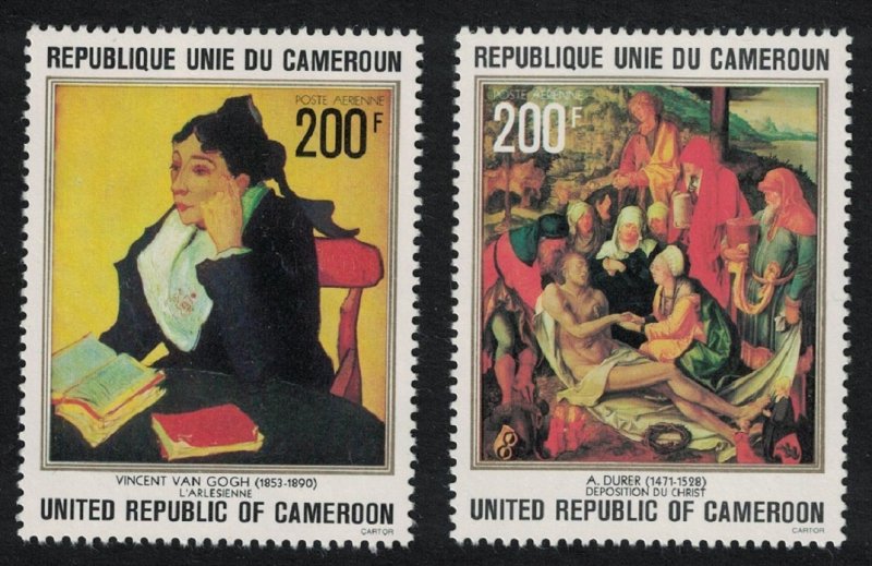 Cameroun Van Gogh Durer Paintings 2v 1978 MNH SG#832-833