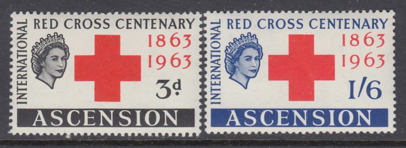 Ascension 90-91 Red Cross MNH VF