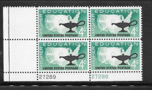#1206 MNH Plate Block