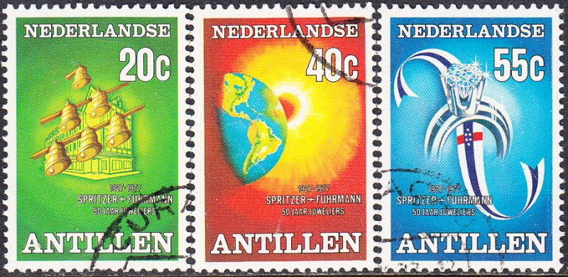 Netherlands Antilles #394-396  Used Set