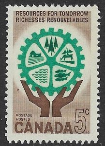 CANADA 1961 Resources For Tomorrow Issue Sc 395 MNH